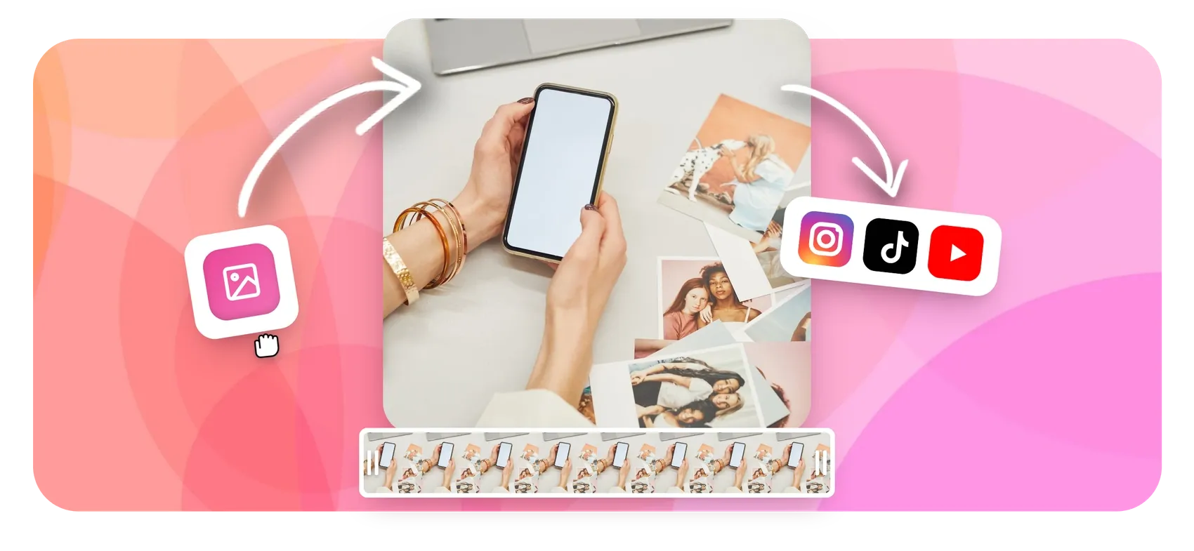 Add a photo overlay to a video online