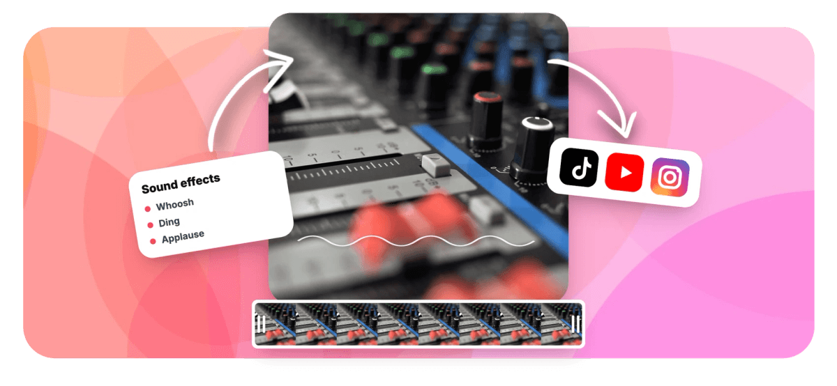 Hero - Add sound effects to a video from a built-in library