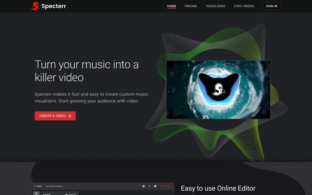 Specterr homepage, compared against the best Specterr alternatives