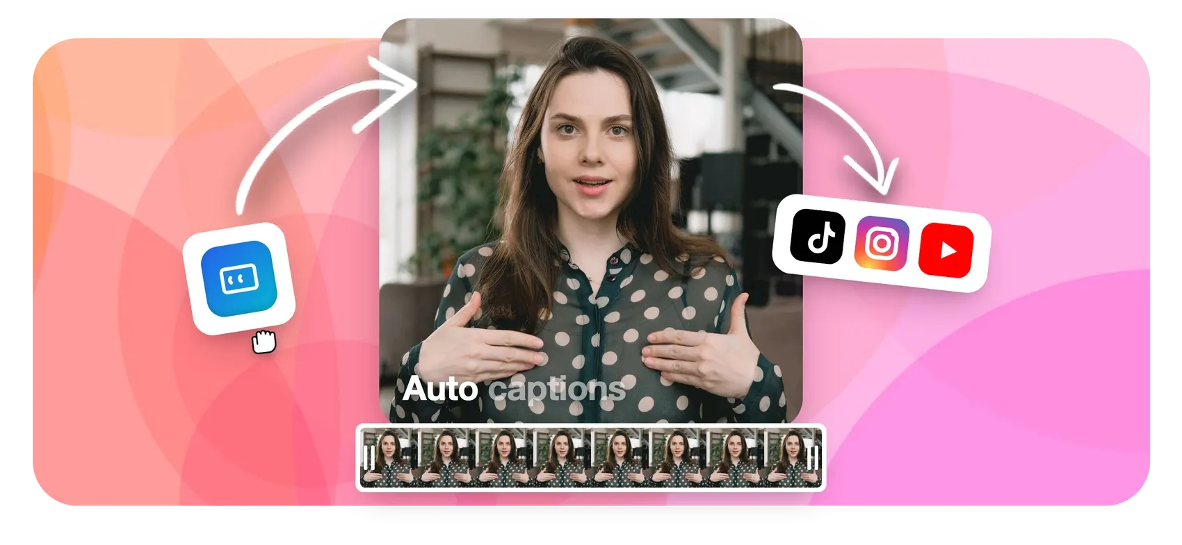 Caption generator that auto transcribes and styles subtitles