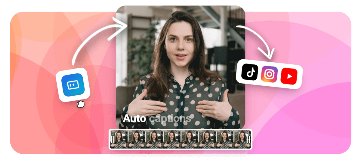 Hero - Caption generator that auto transcribes and styles subtitles