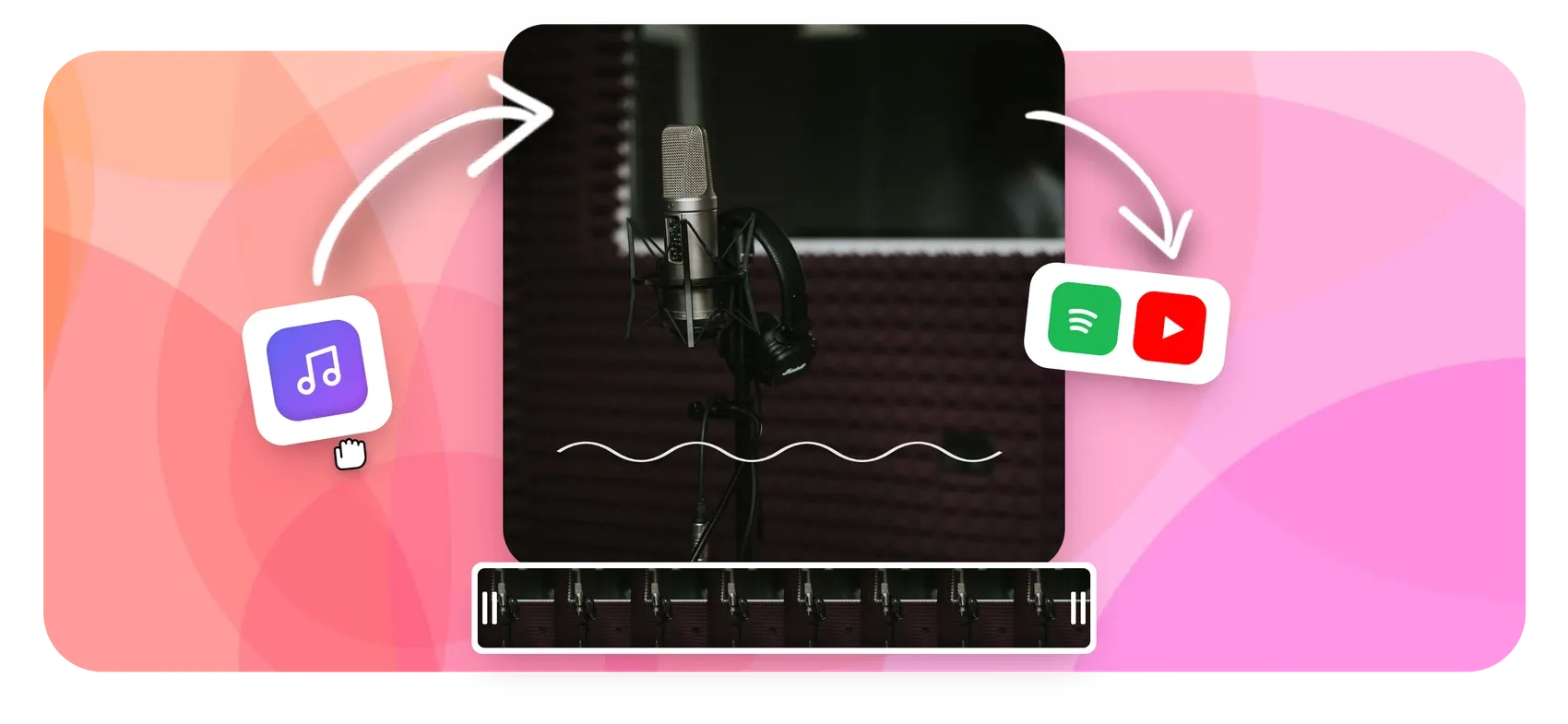 Extract audio from video and save as MP3 or WAV