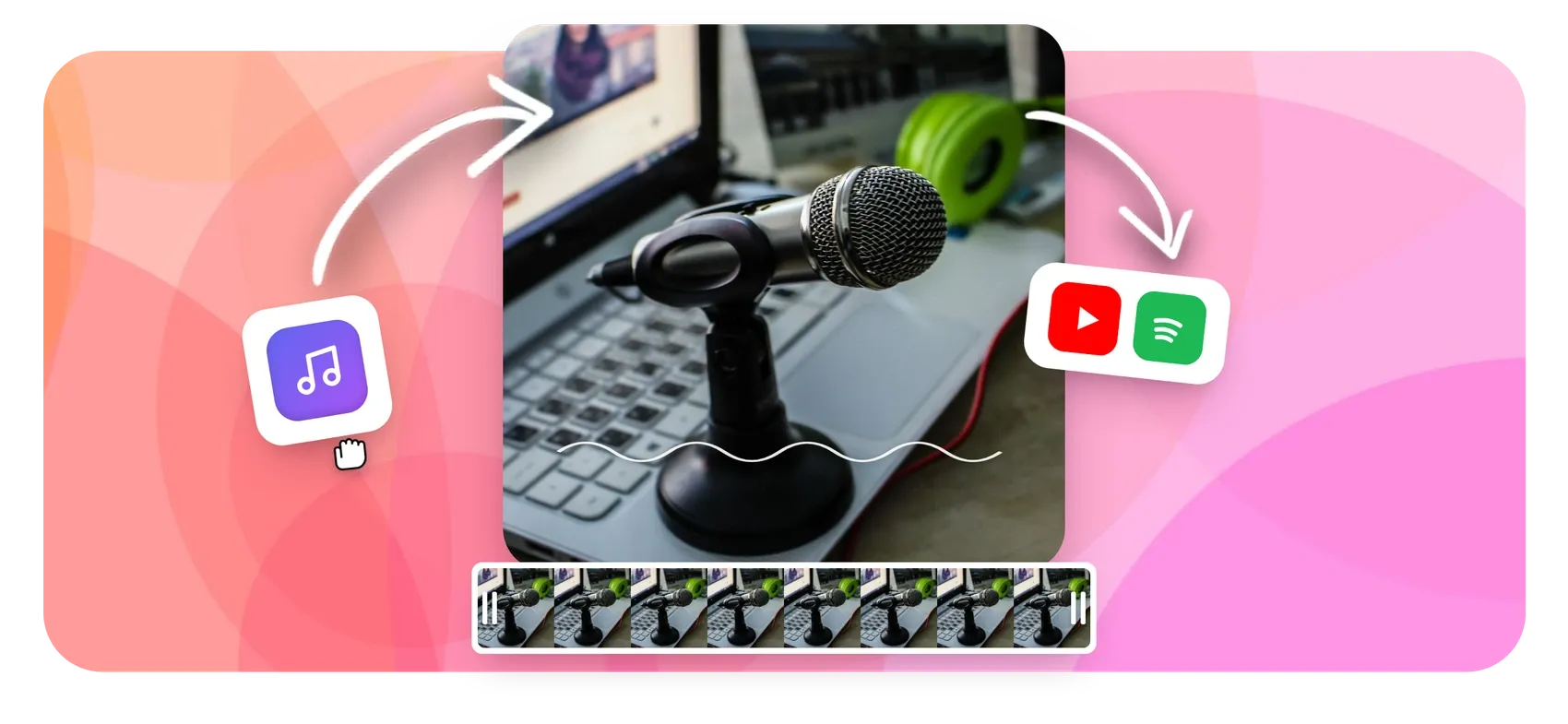 MP3 to YouTube video maker