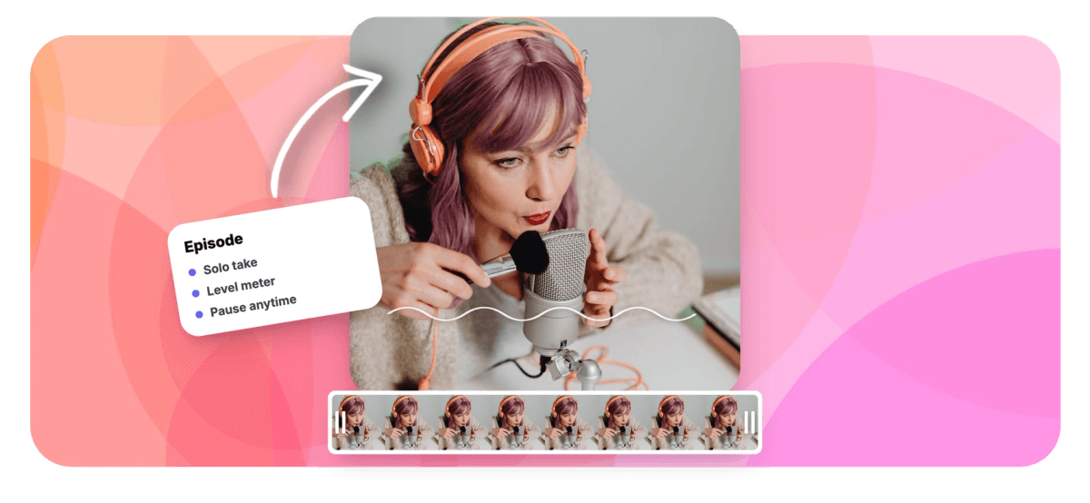 Hero - Podcast recorder: record solo episodes in the browser