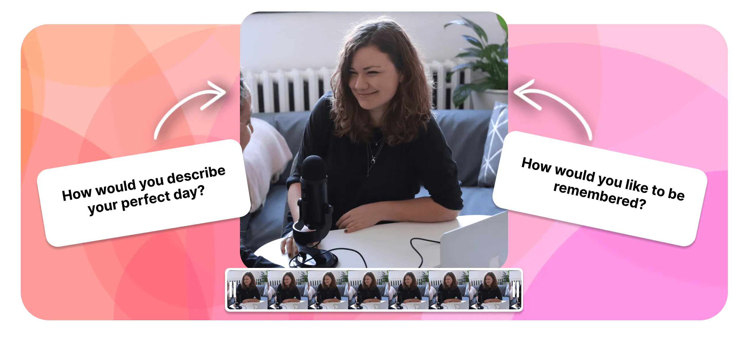 Podcast interview questions prepared for an episode