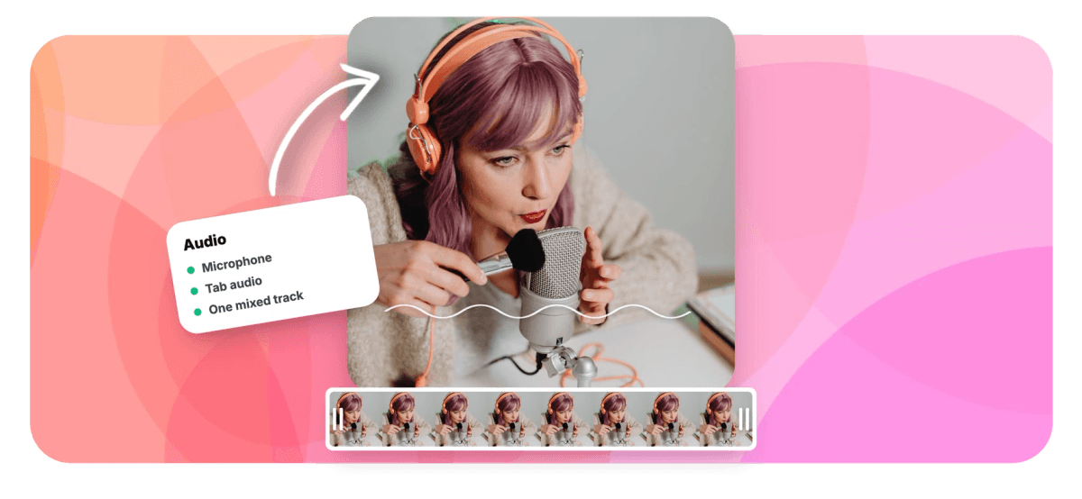 Hero - Screen recorder with audio: mic and system sound together