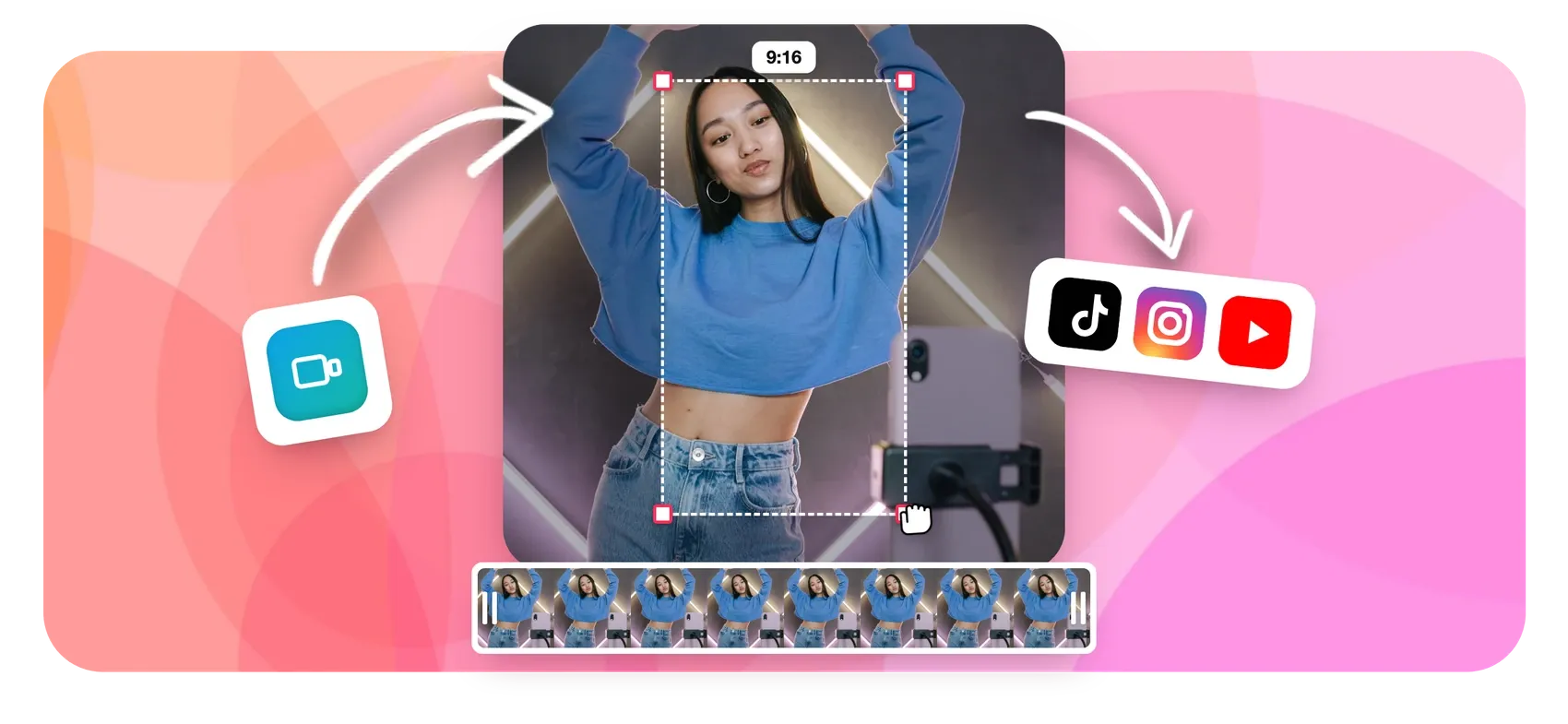 TikTok video maker for vertical 9:16 videos