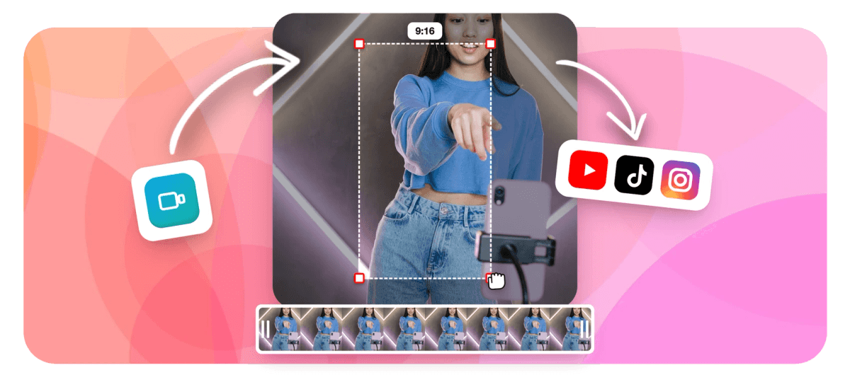 Hero - YouTube Shorts maker for vertical 9:16 videos